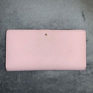 Baby pink Kate Spade wallet